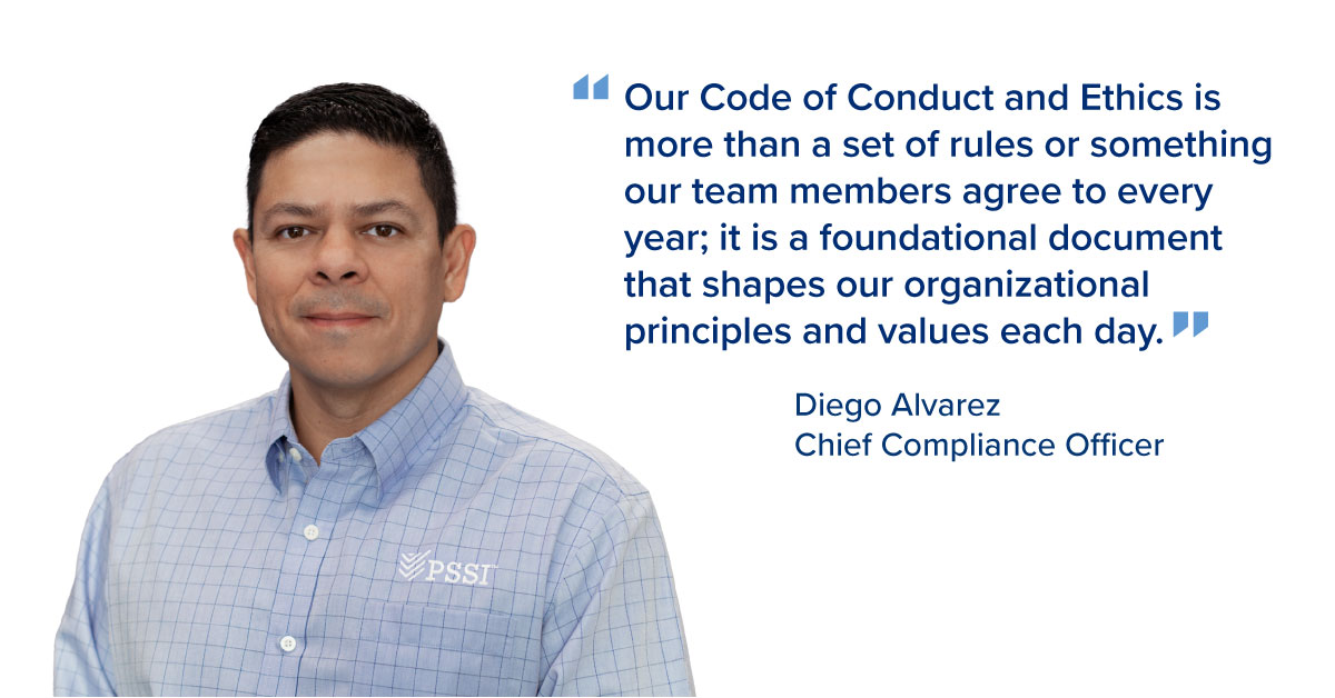PSSI Code of Conduct: A Compliance Journey